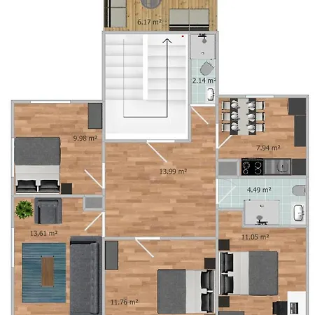 Dana Bodensee 公寓 腓特烈港